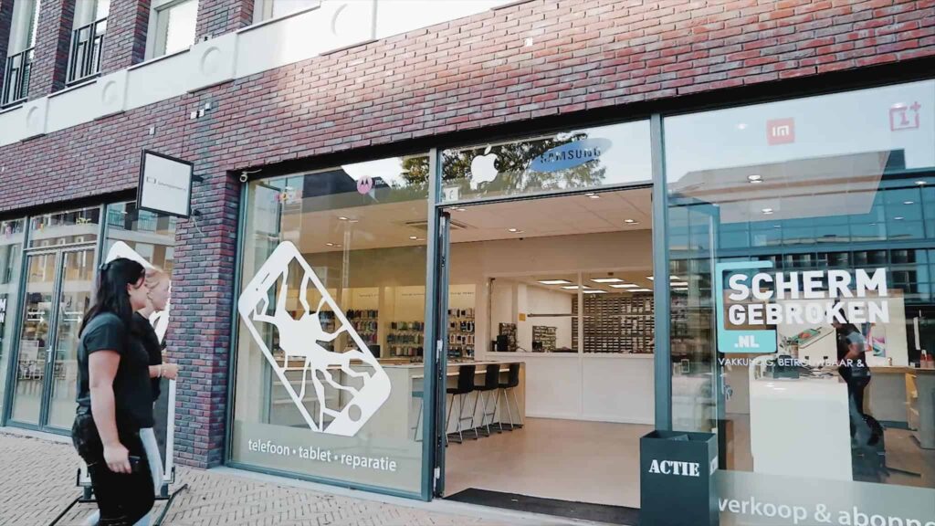 Schermgebroken winkel Amersfoort